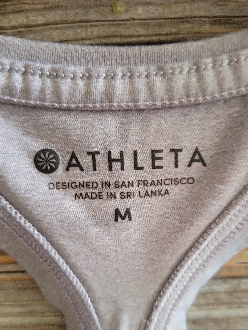 Athleta Light Gray Racerback Performance Tank - Picture 2 of 8